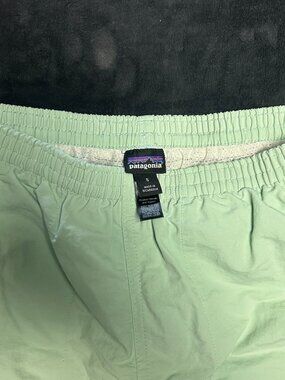 Patagonia Swim Shorts S Men’S Baggies Quick Dry Elastic Waist Mint Green